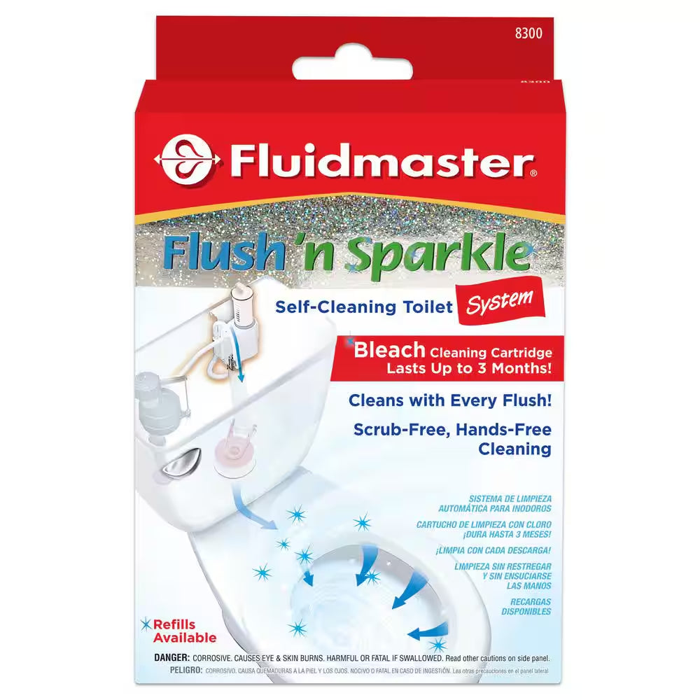 Flush 'N Sparkle Automatic Toilet Cleaning System Bleach