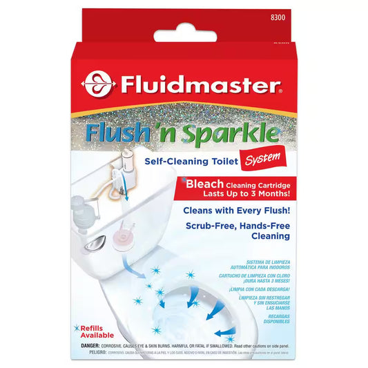 Flush 'N Sparkle Automatic Toilet Cleaning System Bleach