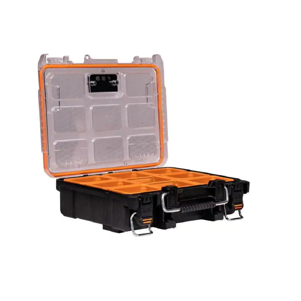 Pro Gear System Gen 2.0 Heavy Duty Impact Resistant Multi-Section Tool and Small Parts Organizer with Transparent Lid