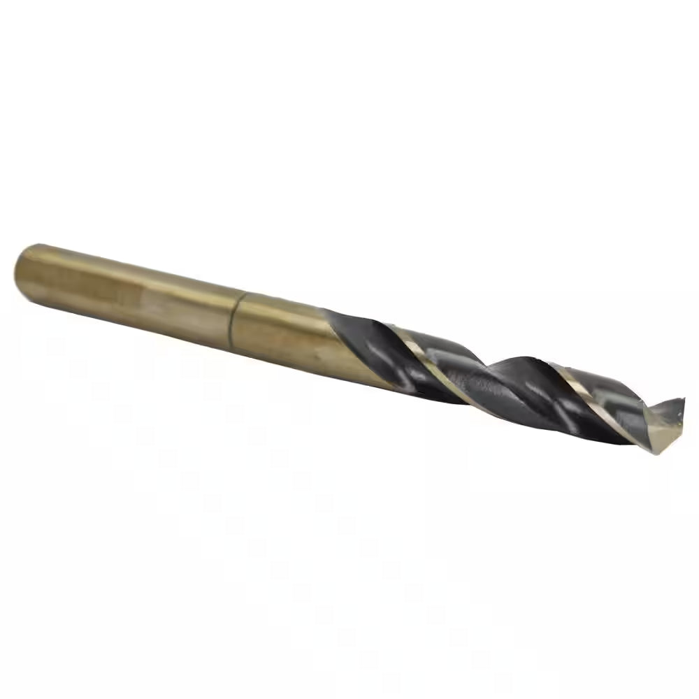 15/32 In. High Speed Steel Black and Gold Reduced Shank Twist Drill Bit with 3/8 In. Shank