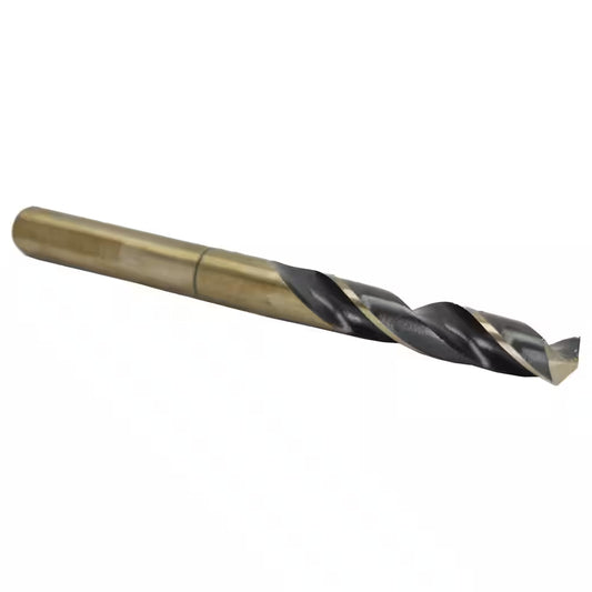 15/32 In. High Speed Steel Black and Gold Reduced Shank Twist Drill Bit with 3/8 In. Shank