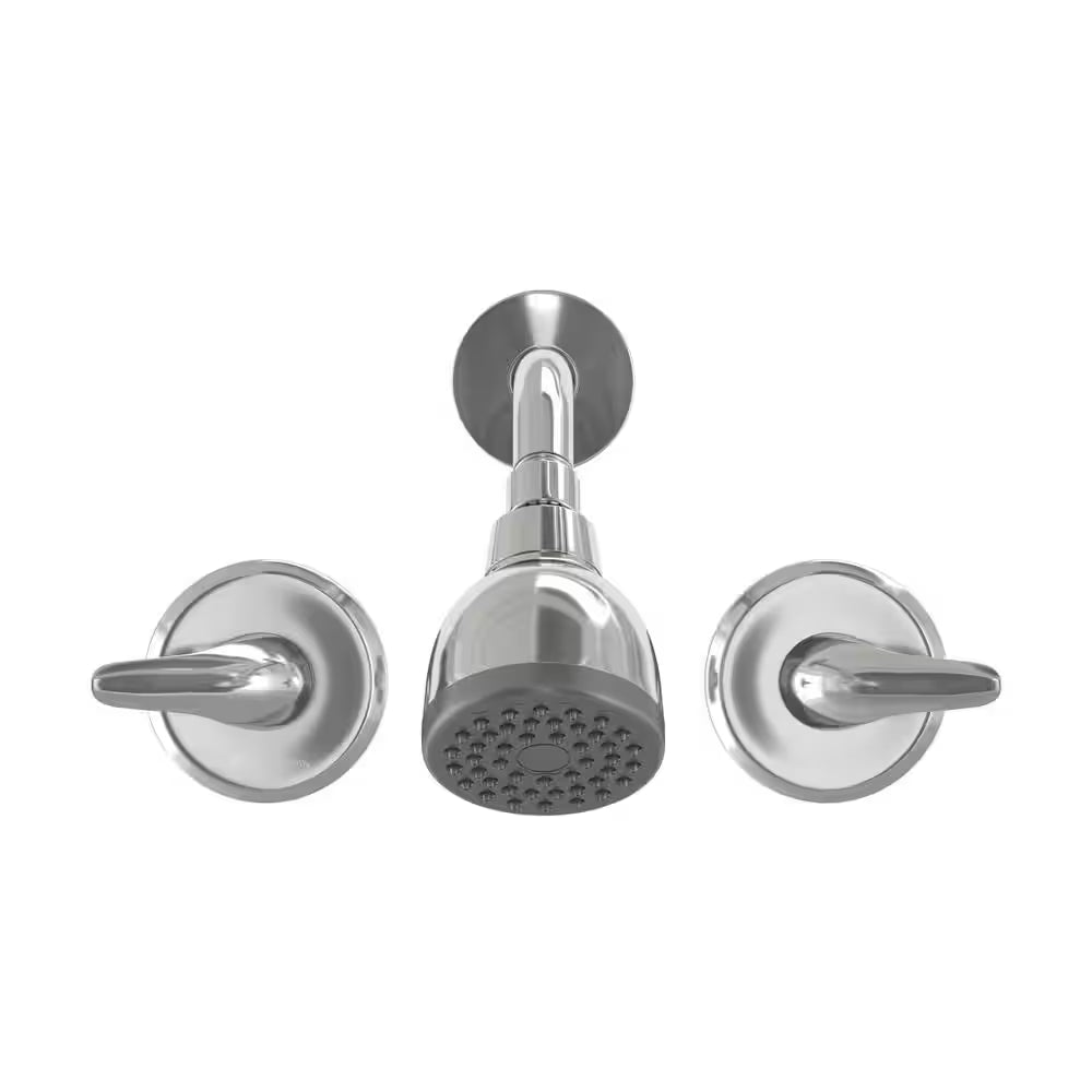 Aragon Double Handle 1-Spray Shower Faucet 1.75 GPM in Chrome