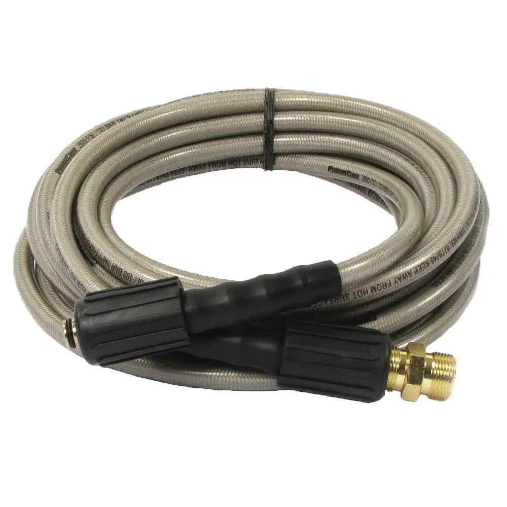 1/4 In. X 25 Ft. Hose 3200 PSI Compatible with Power Washer, Simpson, Ryobi, Westinghouse and Others with M22 Connectors