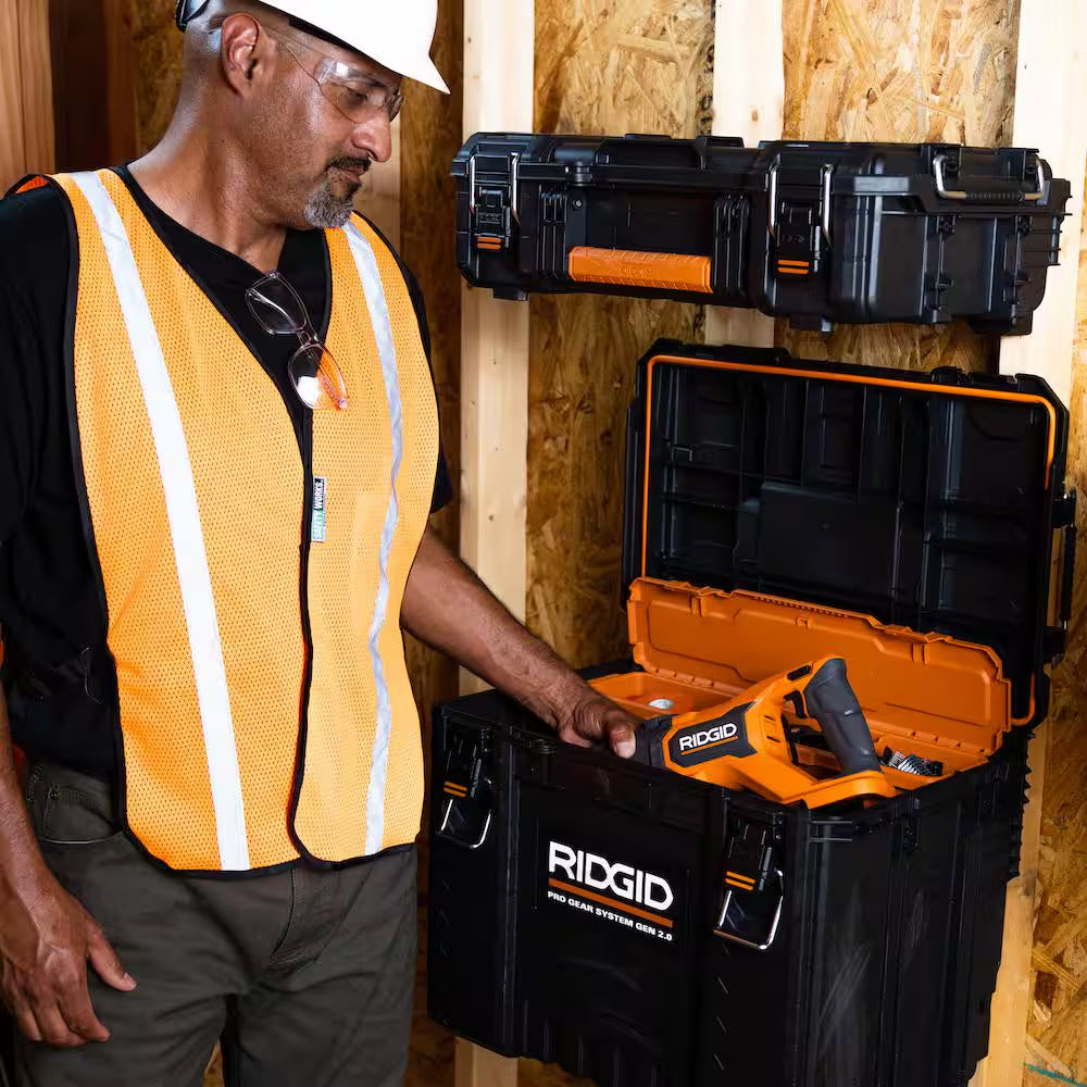 Pro Gear System Gen 2.0 Durable XL 22 In. Stackable Tool Box for Storage and Transporting