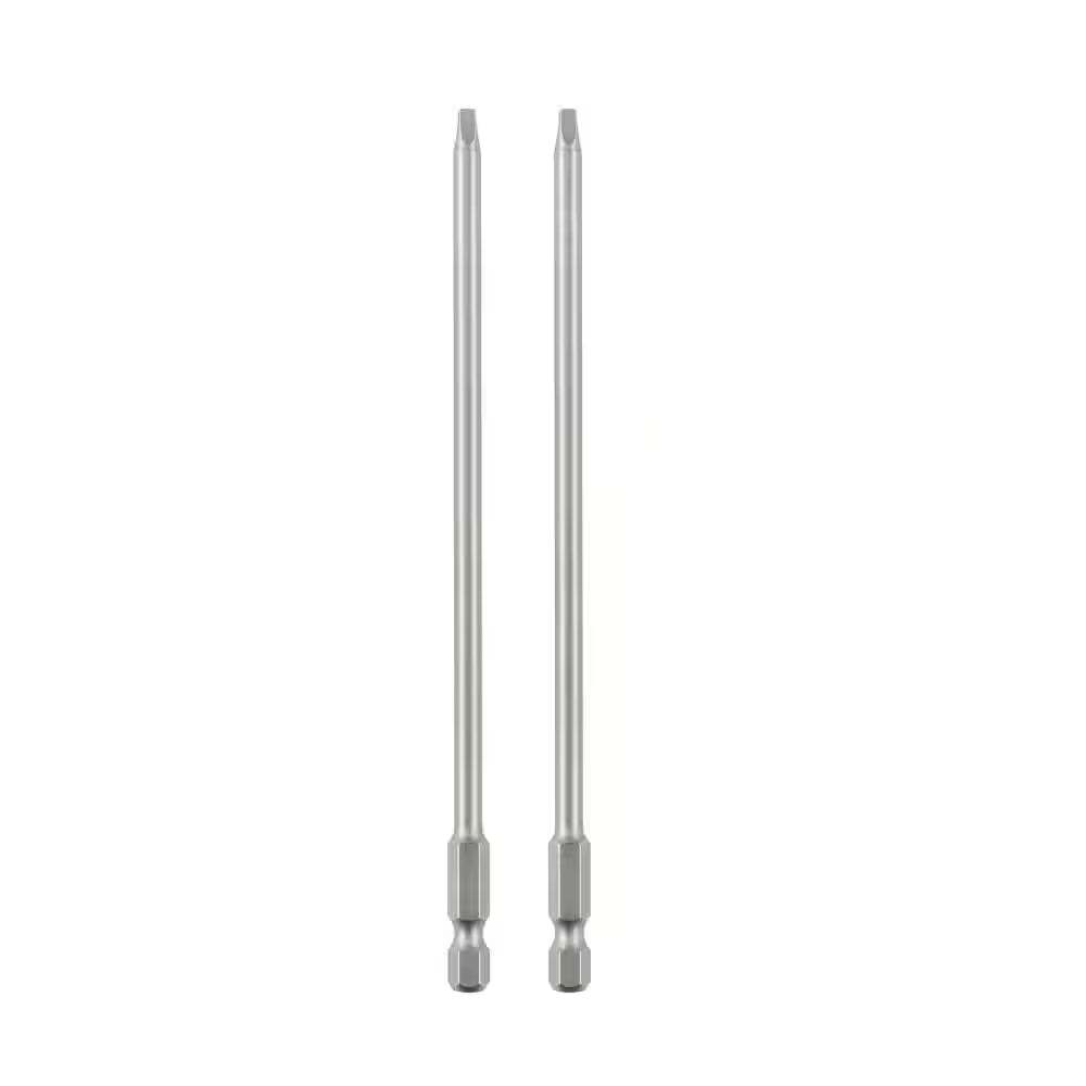 148 Mm Square #2 Screw Gun Bit (2-Pack) for  Screw Gun R86630