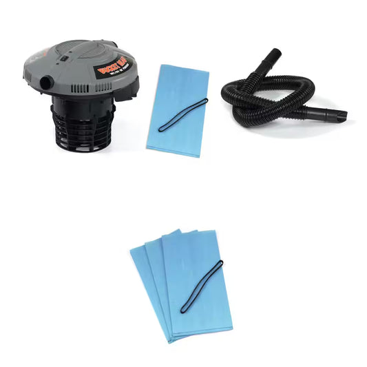 5 Gal. 1.75 Peak HP Wet Dry Vac BH0100 Powerhead Shop Vacuum with 3 Filter Bags (Compatible with 5 Gal. Homer Bucket)