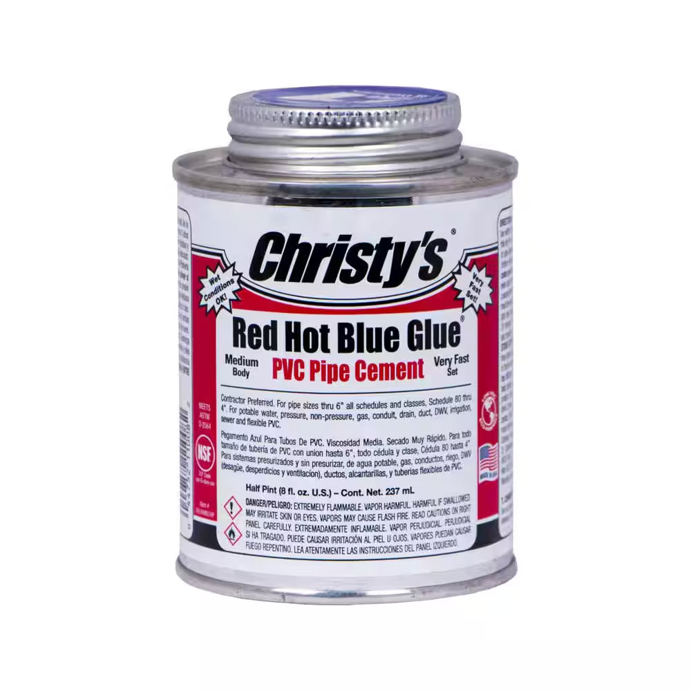 8 Oz. PVC Red Hot Blue Glue and Purple Primer Handy Pack