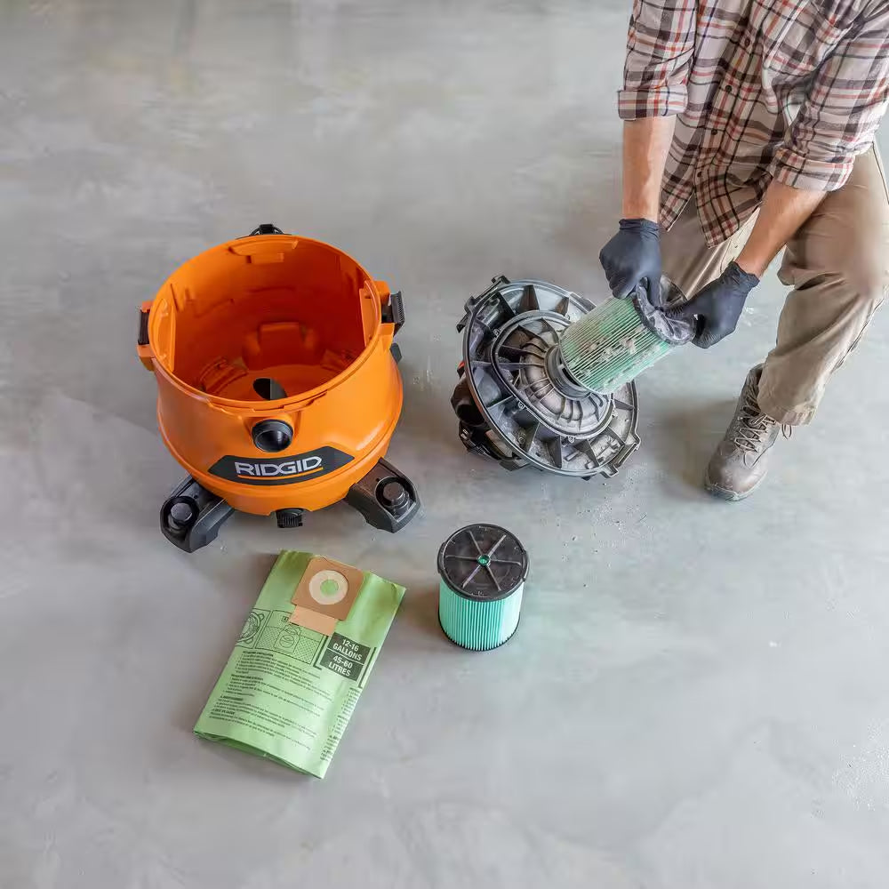 Genuine VF3602 Wet Dry Vac Cyclonic Dry Pick-Up Only Dust Bags for Select 12-16 Gal.  Shop Vacuums, Size a (2Pk)