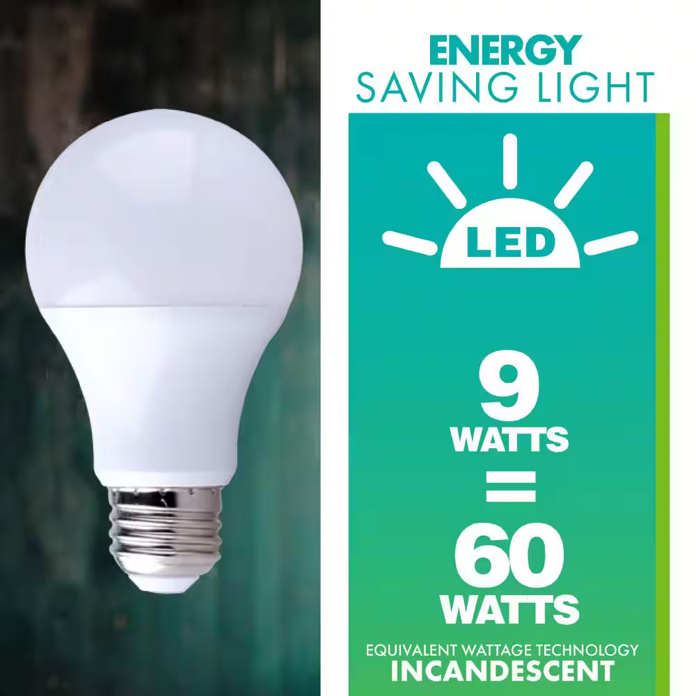 60-Watt Equivalent A19 Dimmable LED Light Bulb, 2700K Soft White, 8-Pack