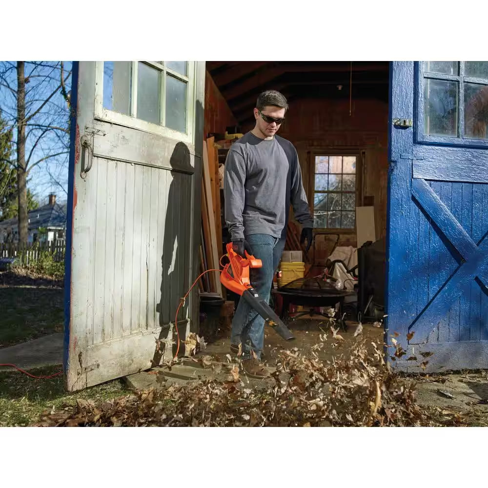 7 AMP 180 MPH 220 CFM Corded Electric Handheld Leaf Blower