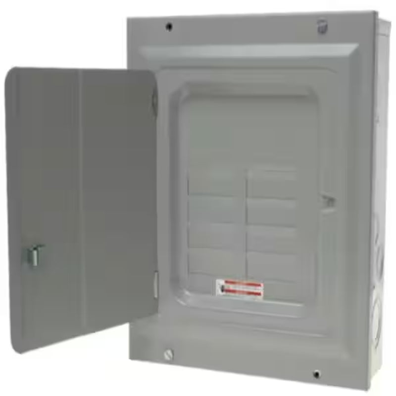 BR 125 Amp 8 Space 16 Circuit Indoor Main Lug Loadcenter with Surface Door