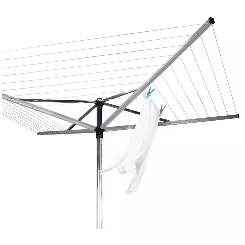 116.1 X 116.1 In. Topspinner Outdoor Rotary Clothesline with Ground Spike