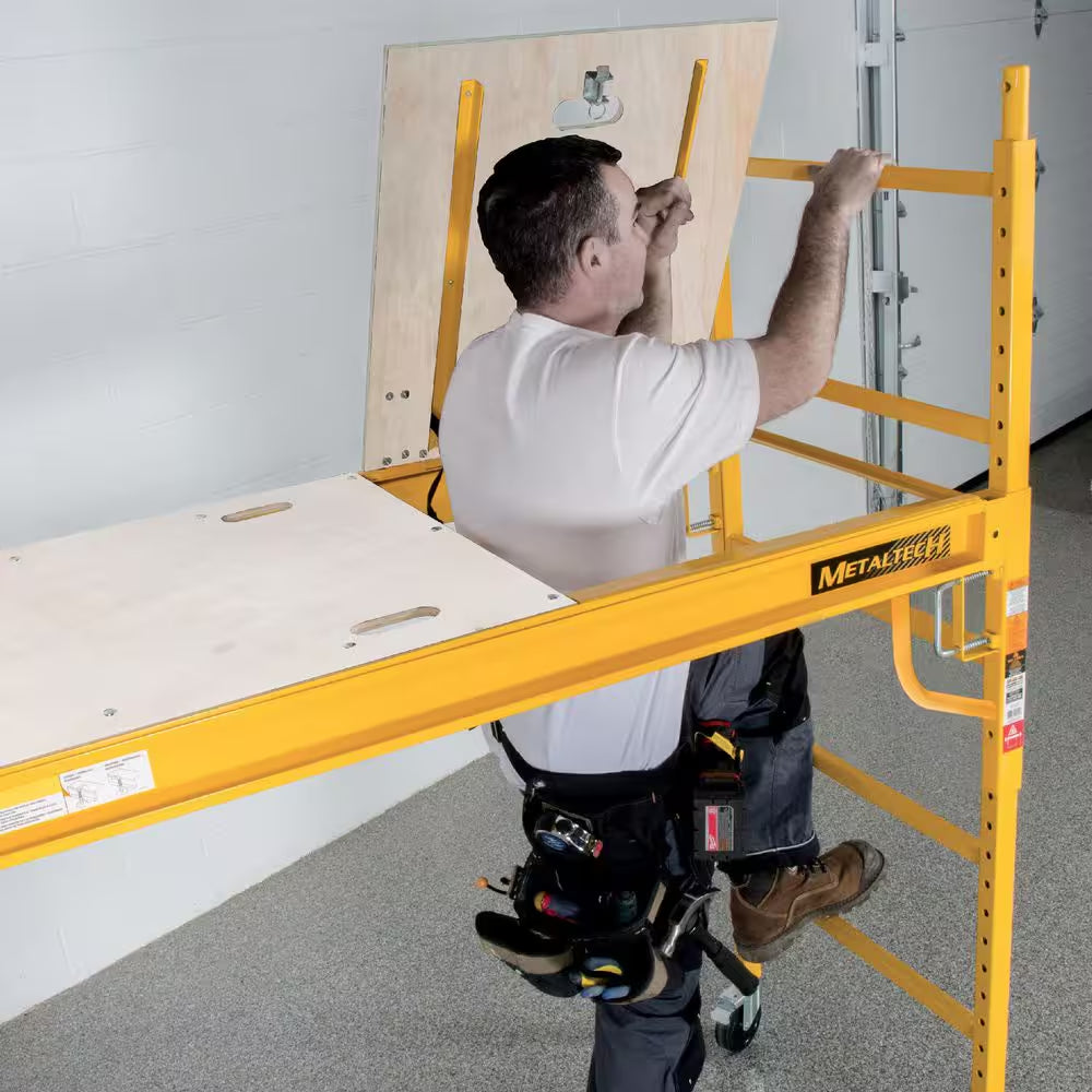 Wood Platform Walk Board with Trap Door for Baker Scaffolding with 1100 Lb. Load Capacity 2.41 X 5.6 X .125 Ft.