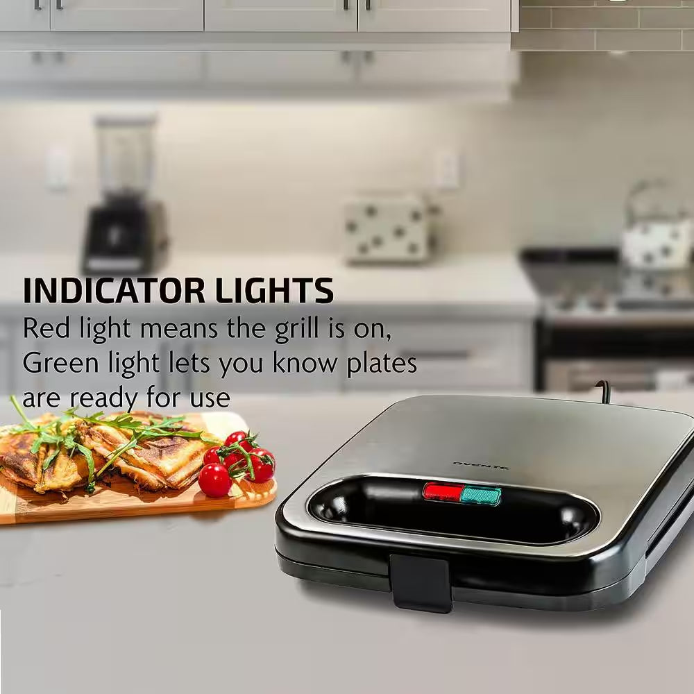 2-Slice Electric Sandwich Maker Non Stick Grill, Black (GPS401B)