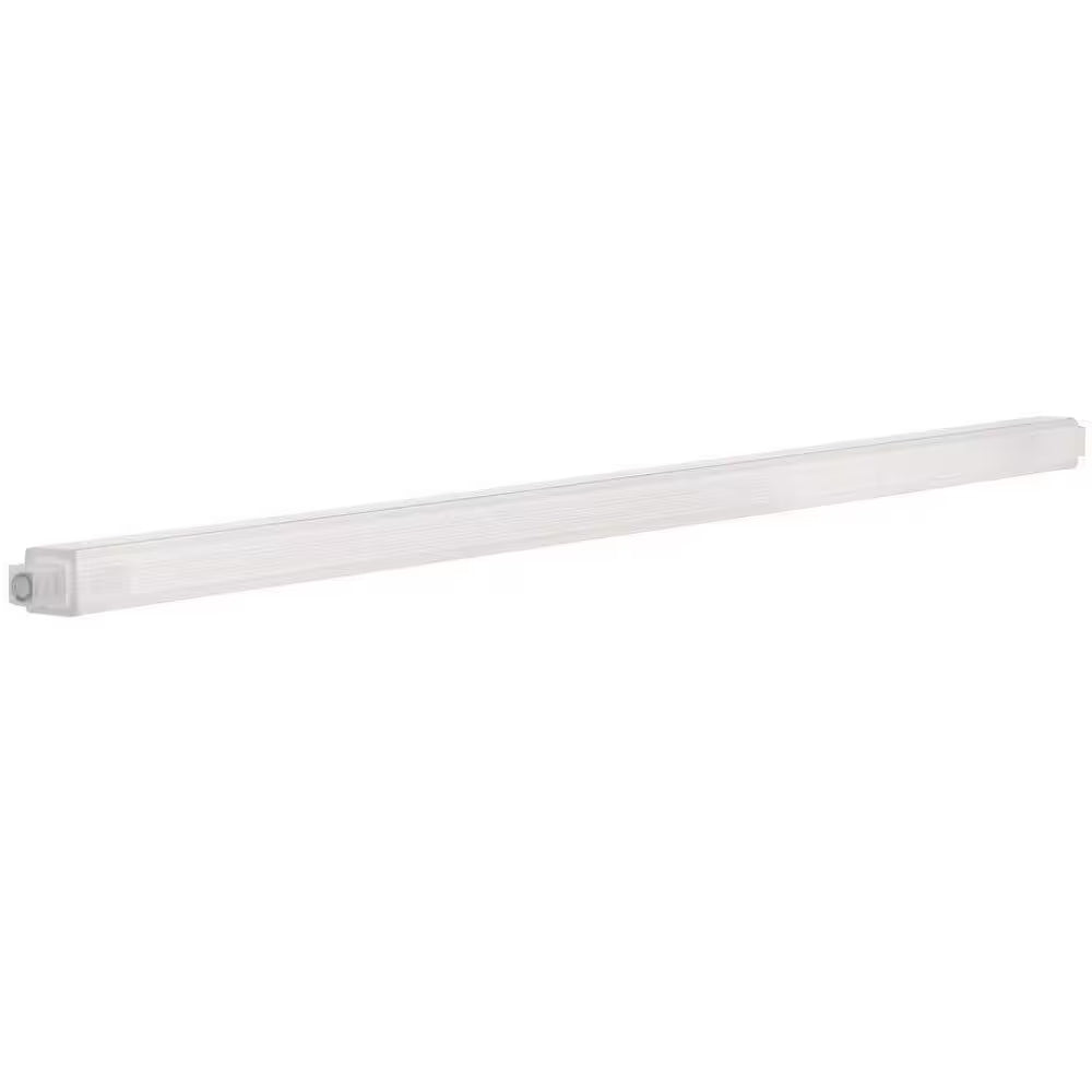 24 In. Wall Mounted Replacement Towel Bar Rod in Clear