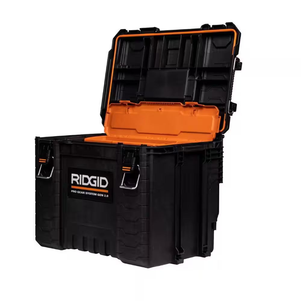 Pro Gear System Gen 2.0 Durable XL 22 In. Stackable Tool Box for Storage and Transporting