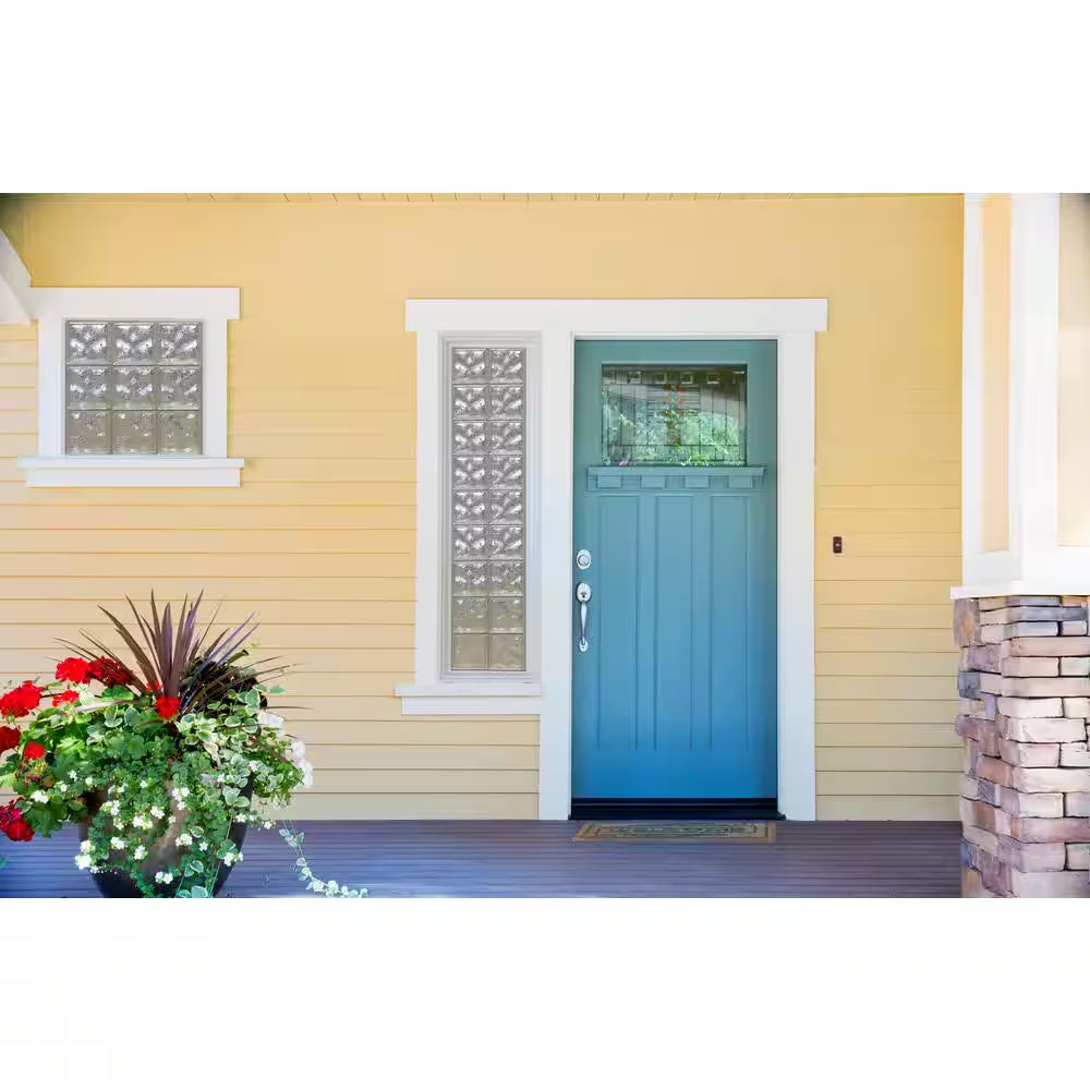 31 In. X 13.5 In. X 3.125 In. Frameless Wave Pattern Non-Vented Glass Block Window