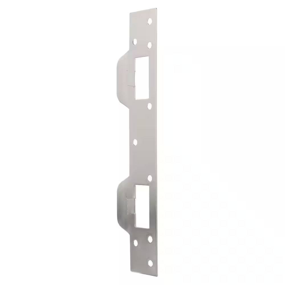 Satin Nickel Security Latch Strike