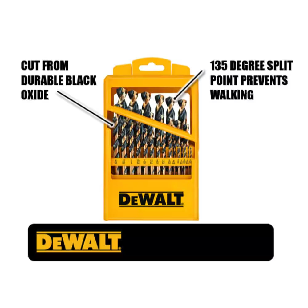 Black and Gold Drill Bit Set (29-Piece)