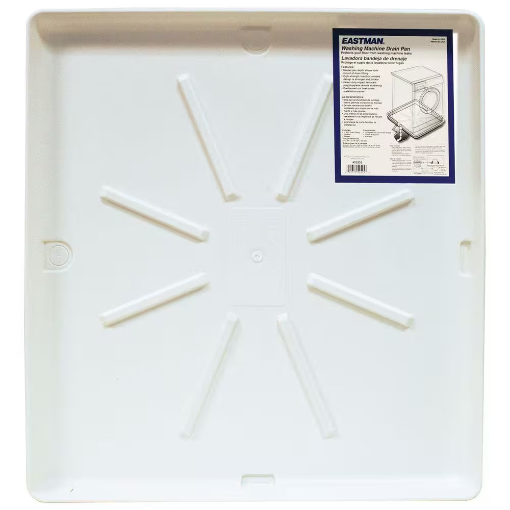 30 In. X 32 In. Washing Machine Pan in White