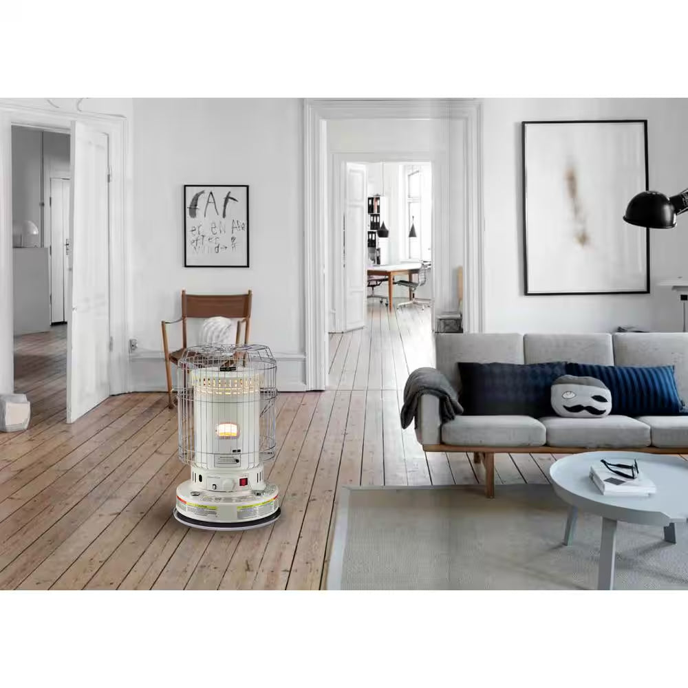 Portable Convection Kerosene Heater Provides 23,800 Btu'S of Warmth