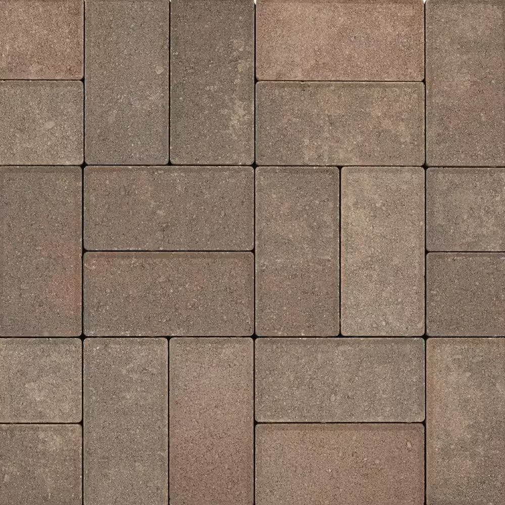 Holland 7.75 In. X 4 In. X 2.25 In. Sand Brown Charcoal Concrete Paver