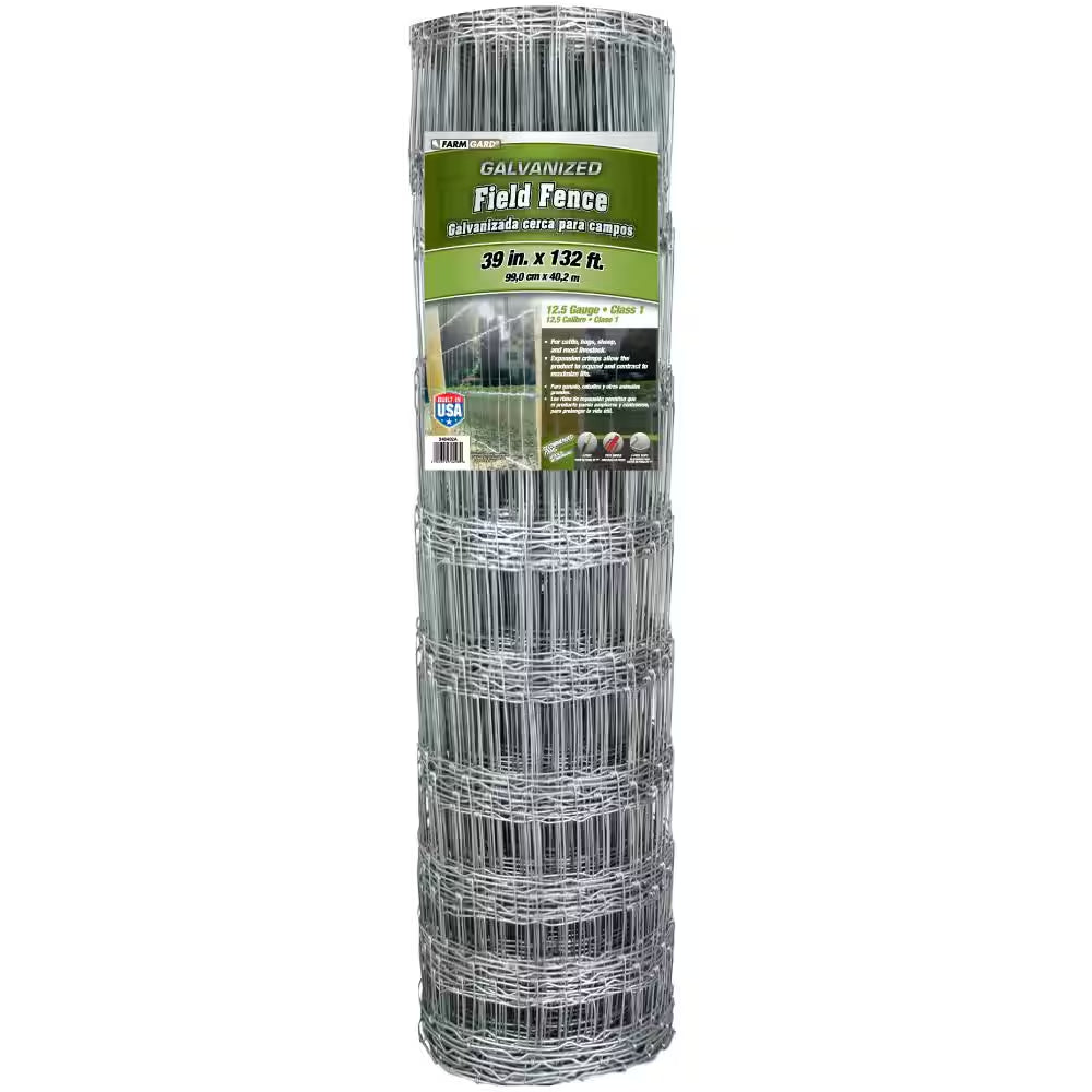 3 Ft. 3 In. X 132 Ft. Galvanized Steel Field Fence