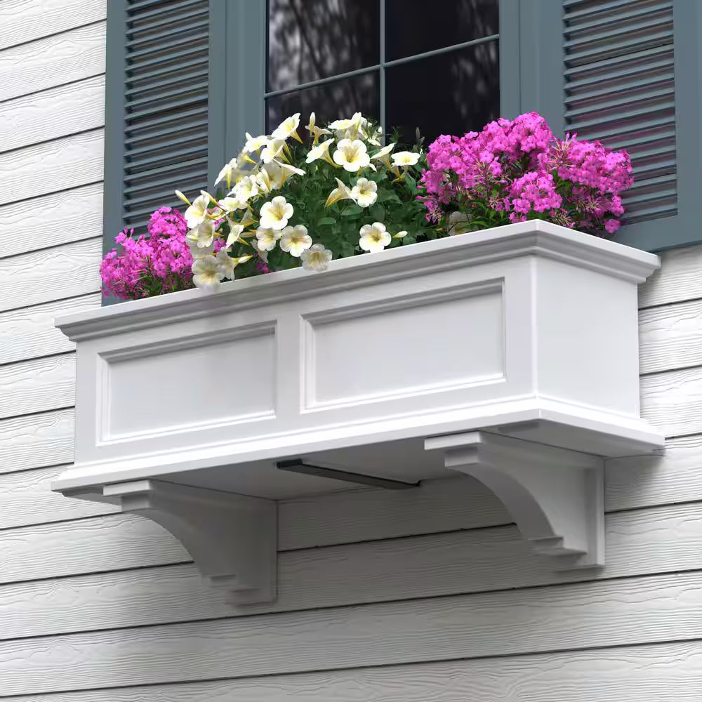 Fairfield White Polyethylene Decorative Corbel
