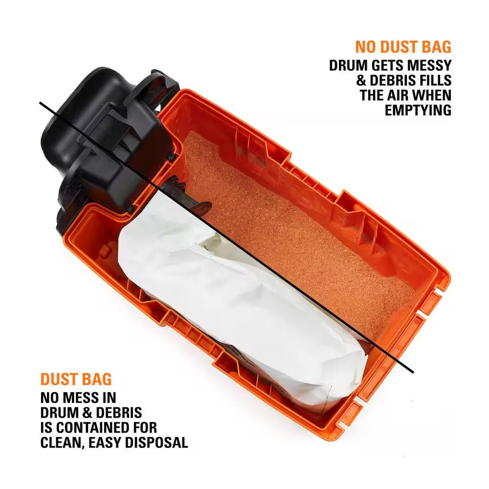 Genuine VF3501 Wet Dry Vac Dry Pick-Up Only Dust Bags for 3-4.5 Gallon and HD0600  Shop Vacuums, Size C (2-Pack)