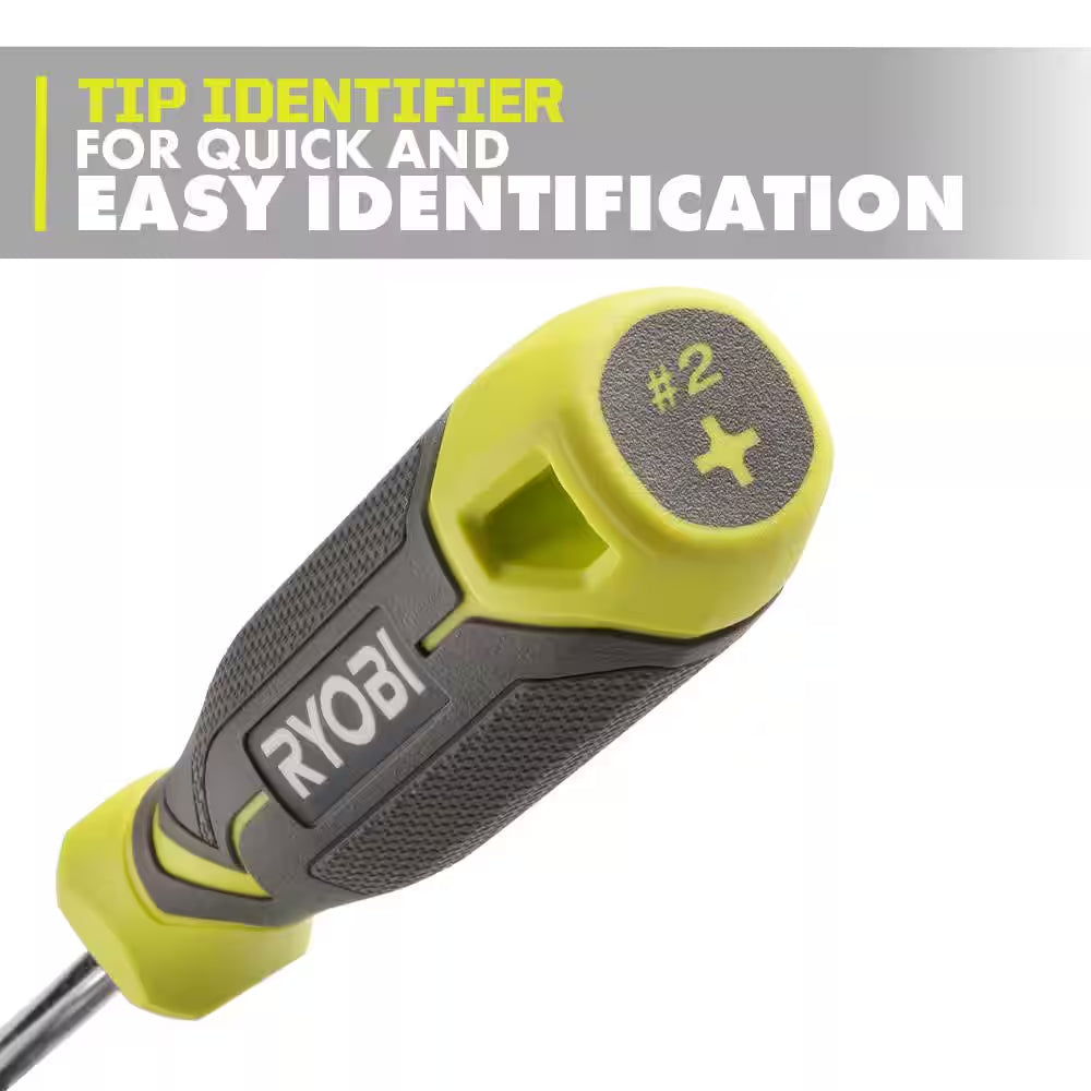 Screwdriver Set (12-Piece) with Cushion Grip Handles