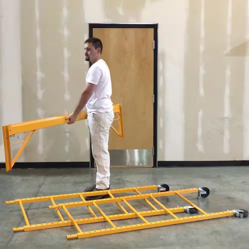 6 Ft. X 6 Ft. X 2.4 Ft. Multi-Use Drywall Baker Scaffolding with 1000 Lb. Capacity