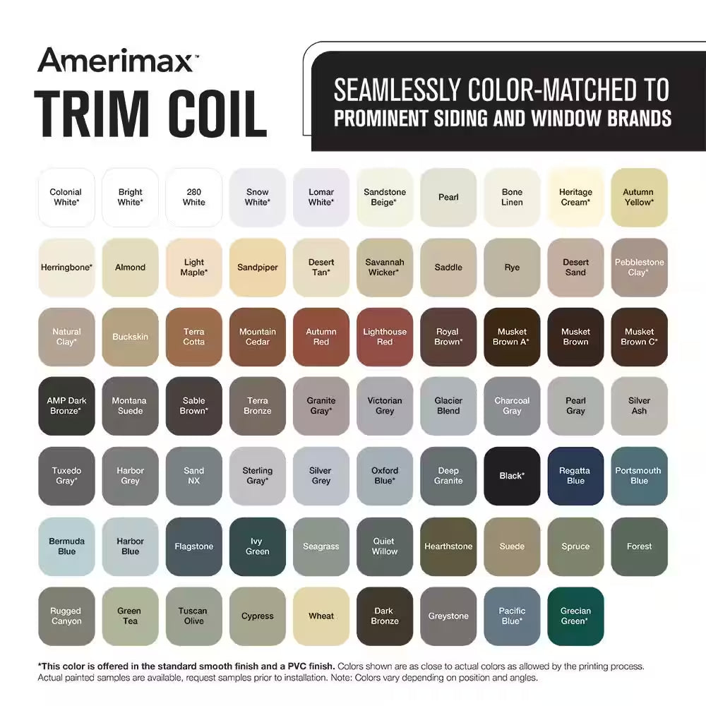 24 In. X 50 Ft. Brown Aluminum Trim Coil
