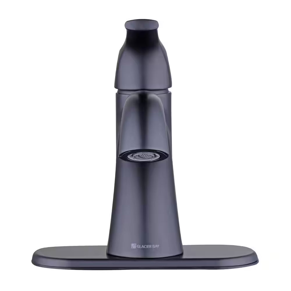 Arnette Single Handle Single Hole Bathroom Faucet in Matte Black