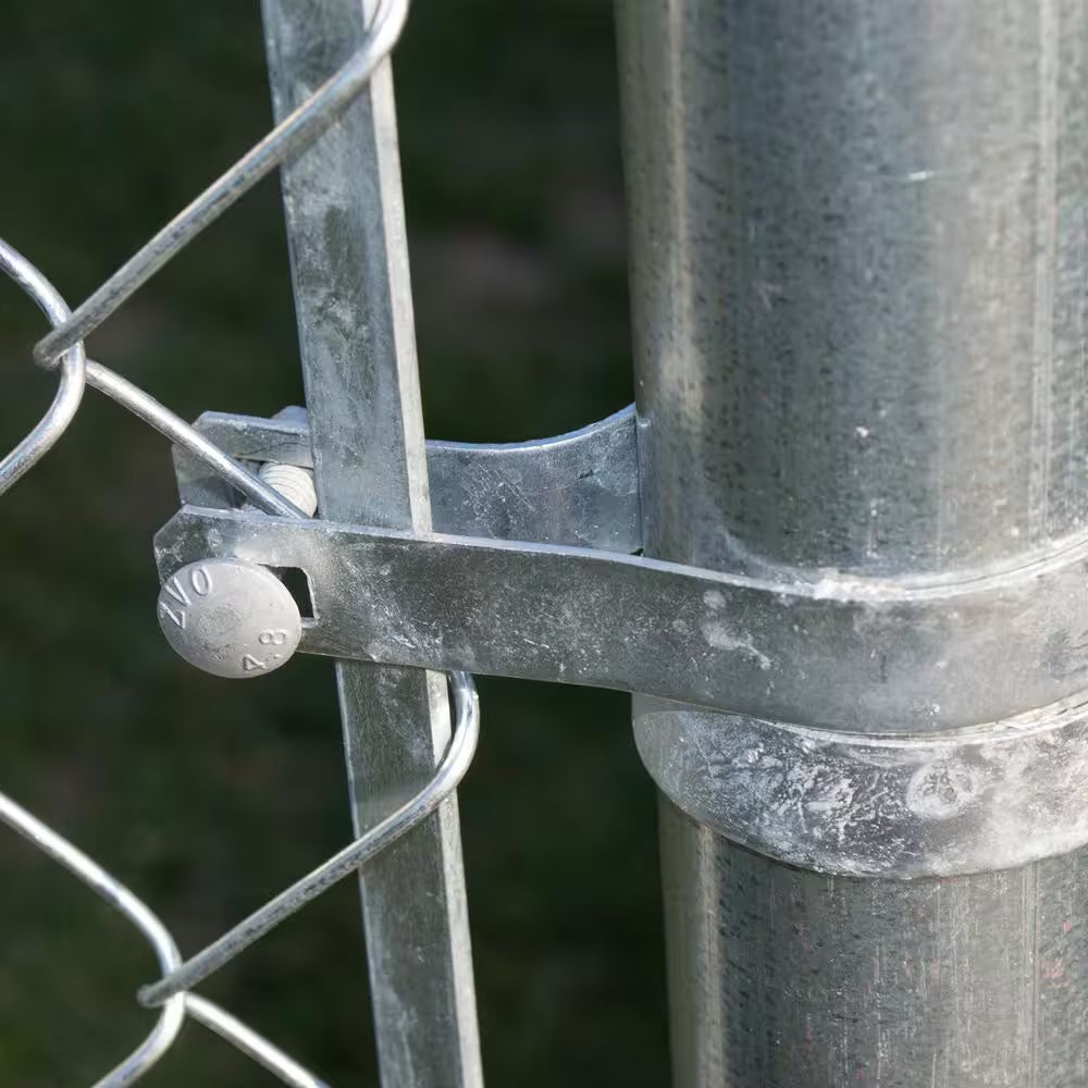 Chain Link Fence 70 In. Galvanized Steel Tension Bar