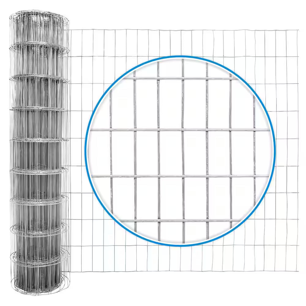2 Ft. X 100 Ft. 14-Gauge Welded Wire Fence with Mesh 2 In. X 4 In.