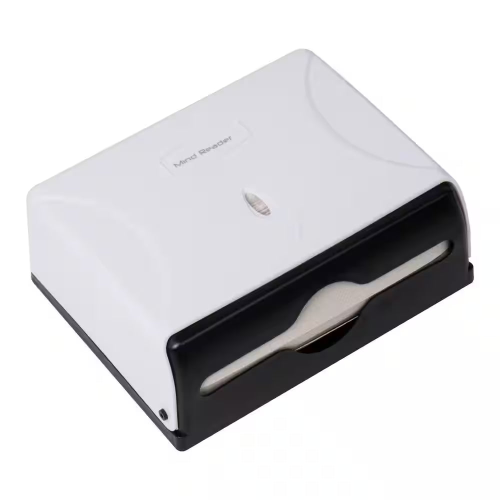 Wall Mount White Paper Towel Tri-Fold Towel Dispenser 10.25 In. L X 3.75 In. W X 8 In. H