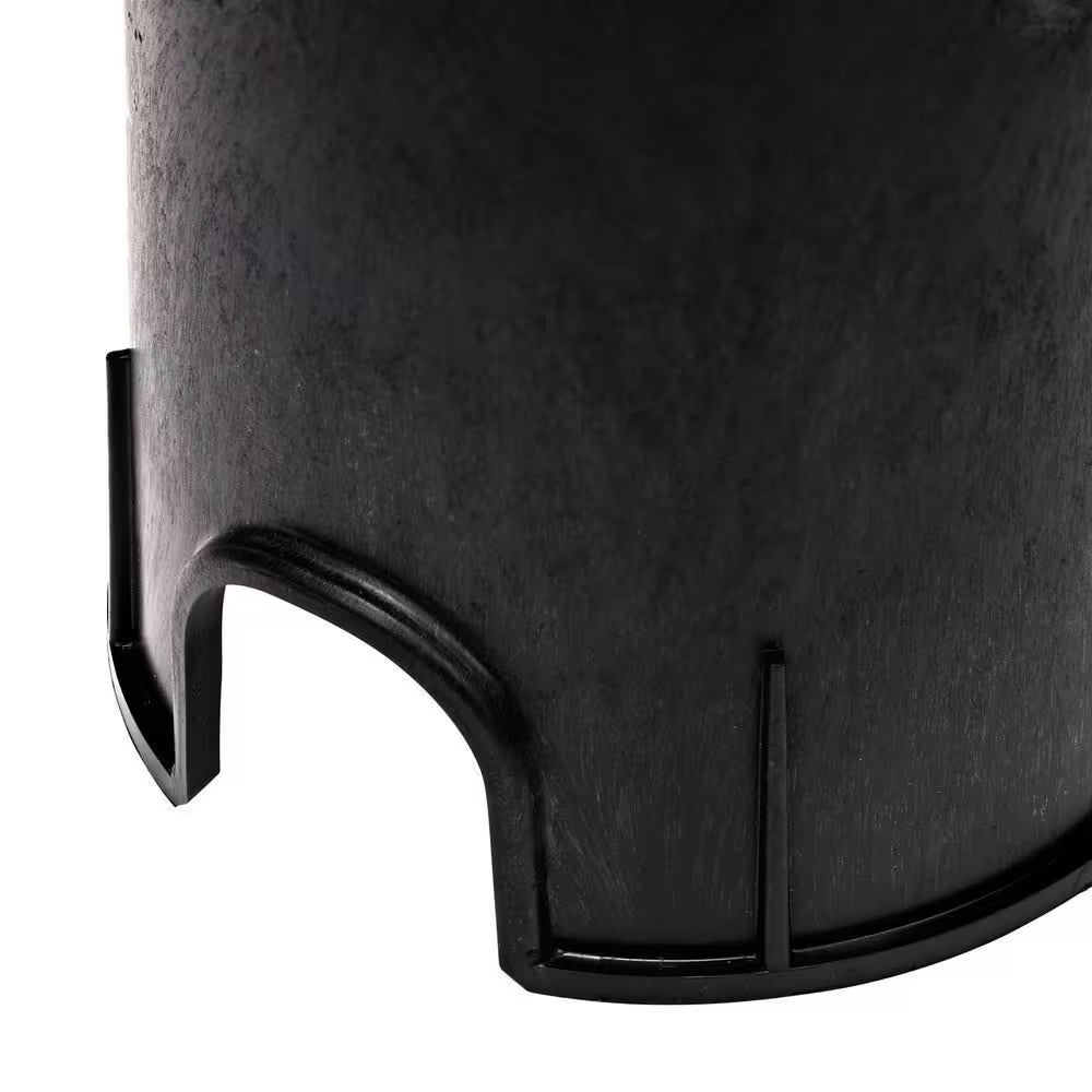 6 In. round Valve Box and Cover, Black Box, Green ICV Cover