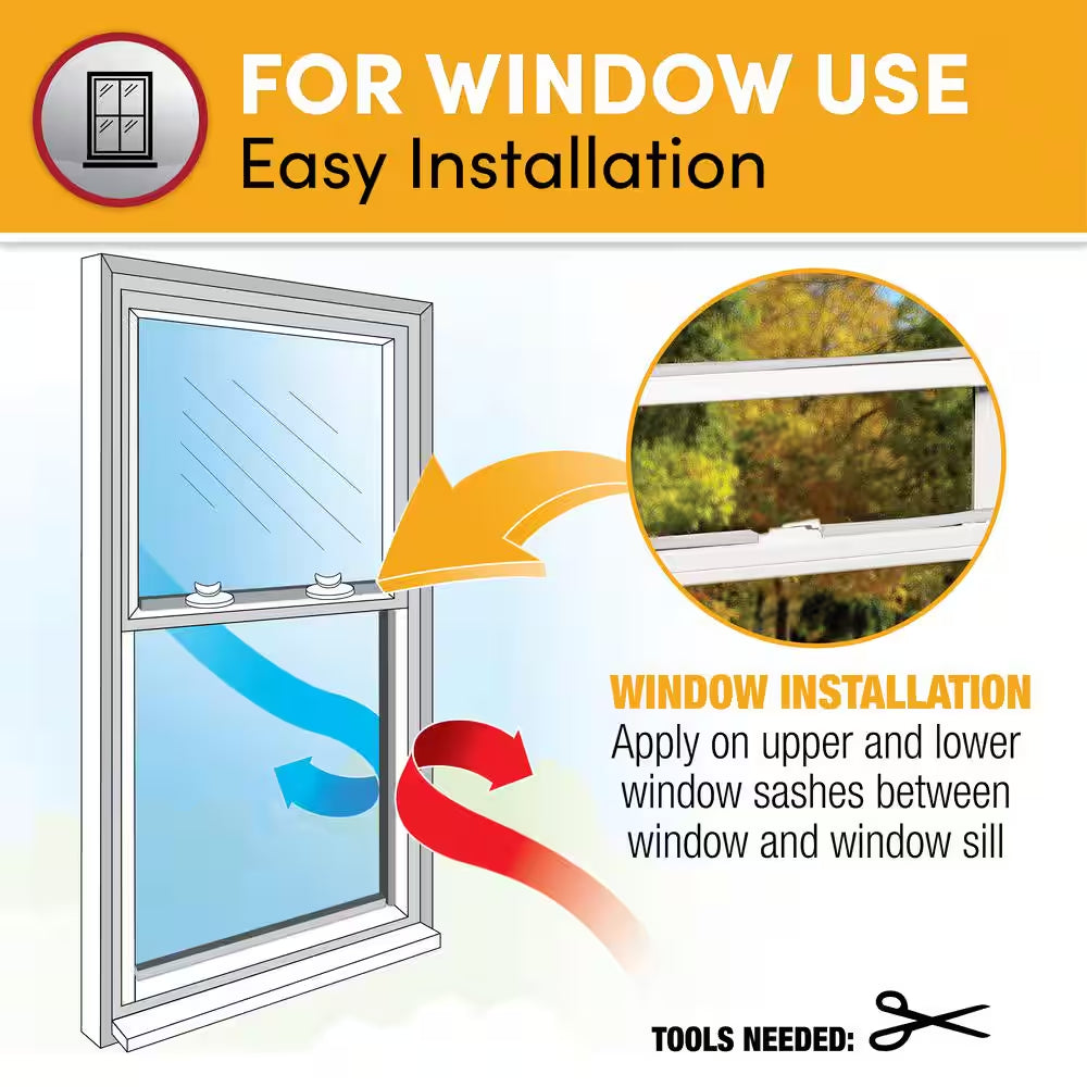 3/4 In. X 7/16 In. X 10 Ft. White High-Density Rubber Foam Weatherstrip Tape