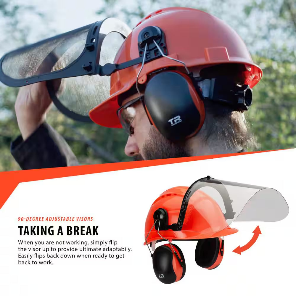 Forestry Safety Helmet and Hearing Protection System