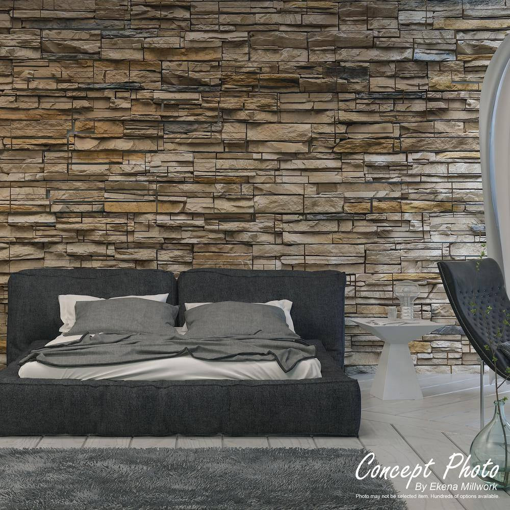 3 In. X 48 In. Universal outside Corner for Stonewall Faux Stone Siding Panels