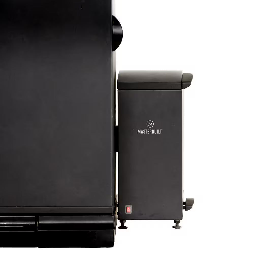 Slow and Cold Smoker Accessory Attachment in Black