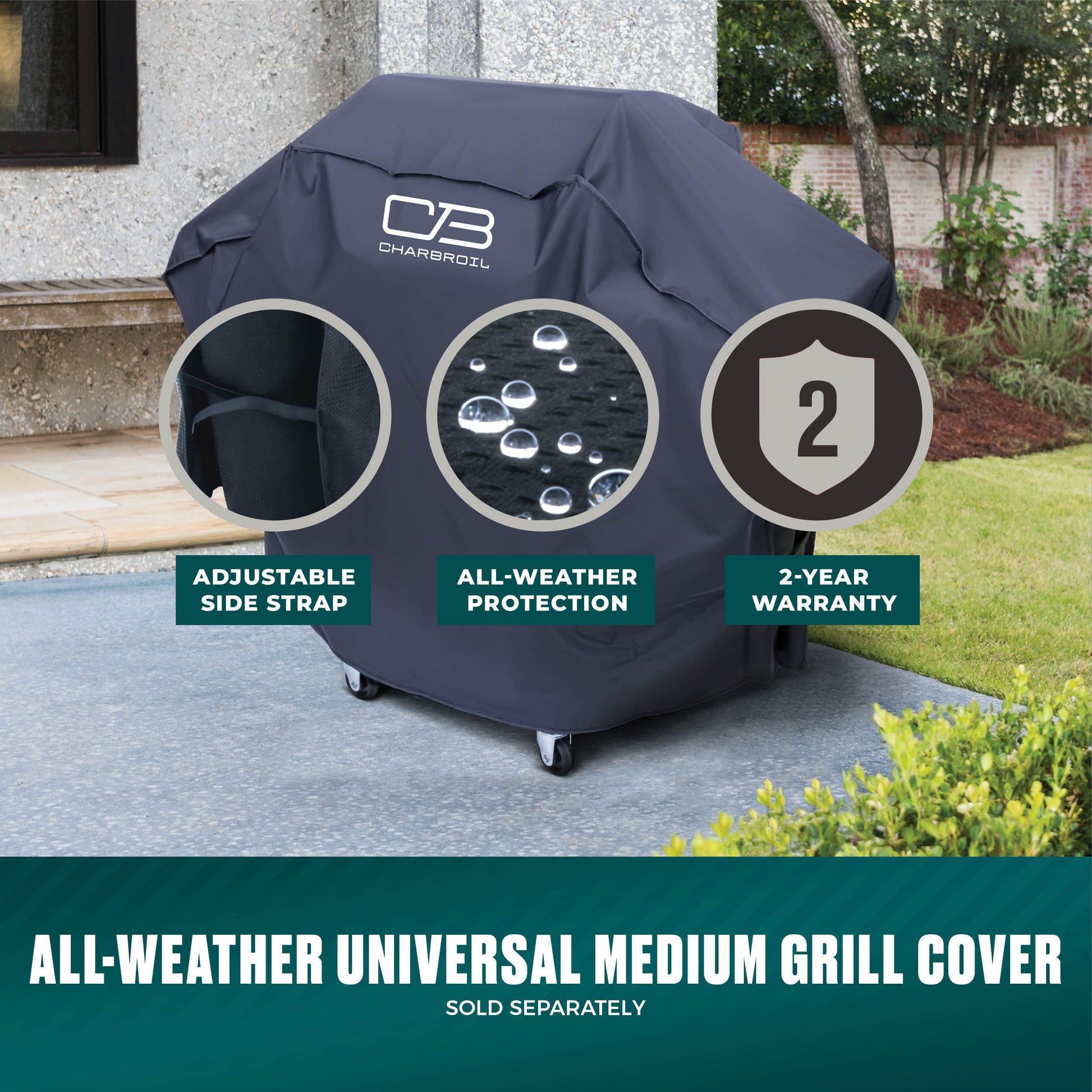 Performance Series Black and Silver 4 -Burner Liquid Propane Gas Grill