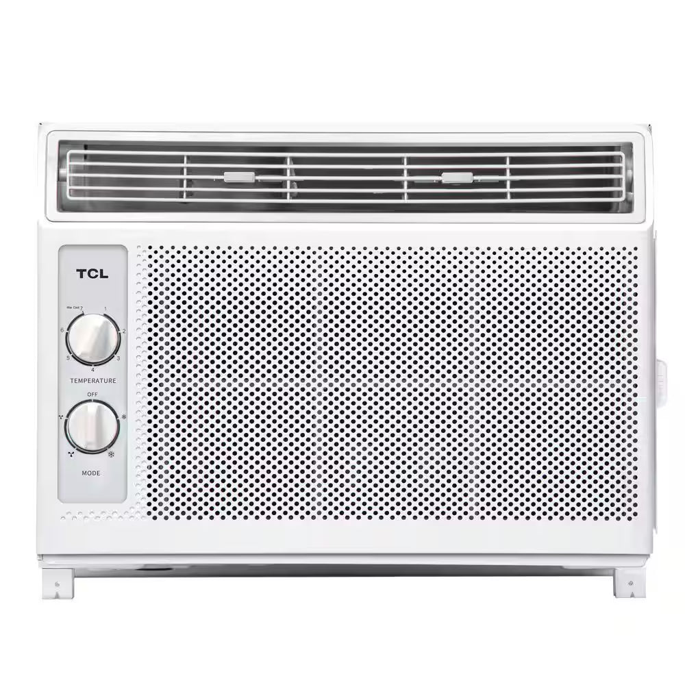5,000 BTU (DOE) Mechanical Window Air Conditioner Cools 150 Sq. Ft. in White