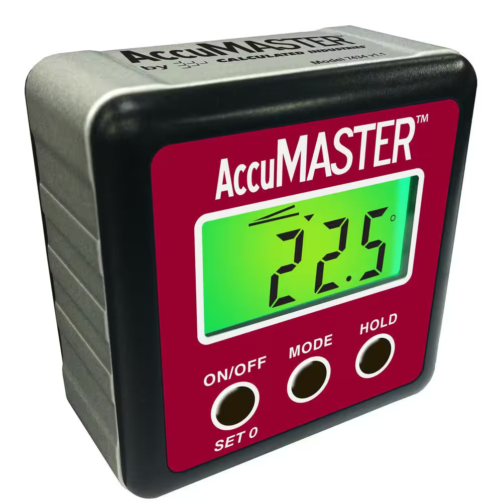 Accumaster 2-In-1 Digital Angle Gauge