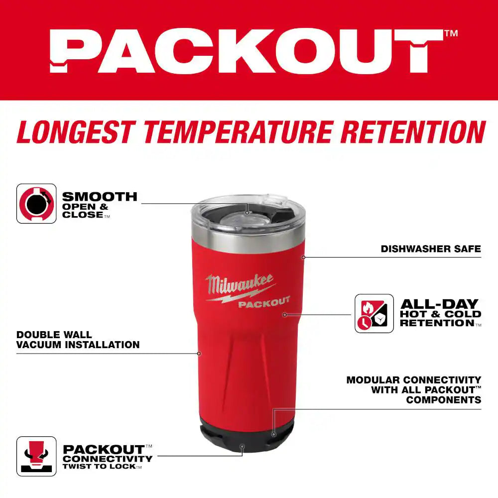 PACKOUT Red 20 Oz. Tumbler