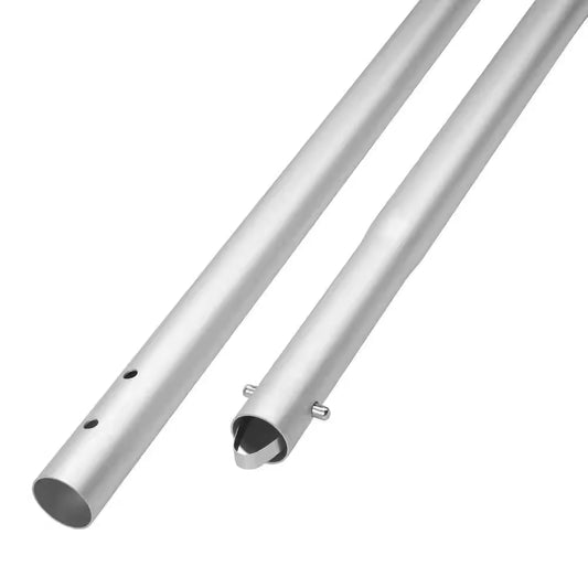 6 Ft. X 1-3/4 In. Aluminum Swaged Button Handle