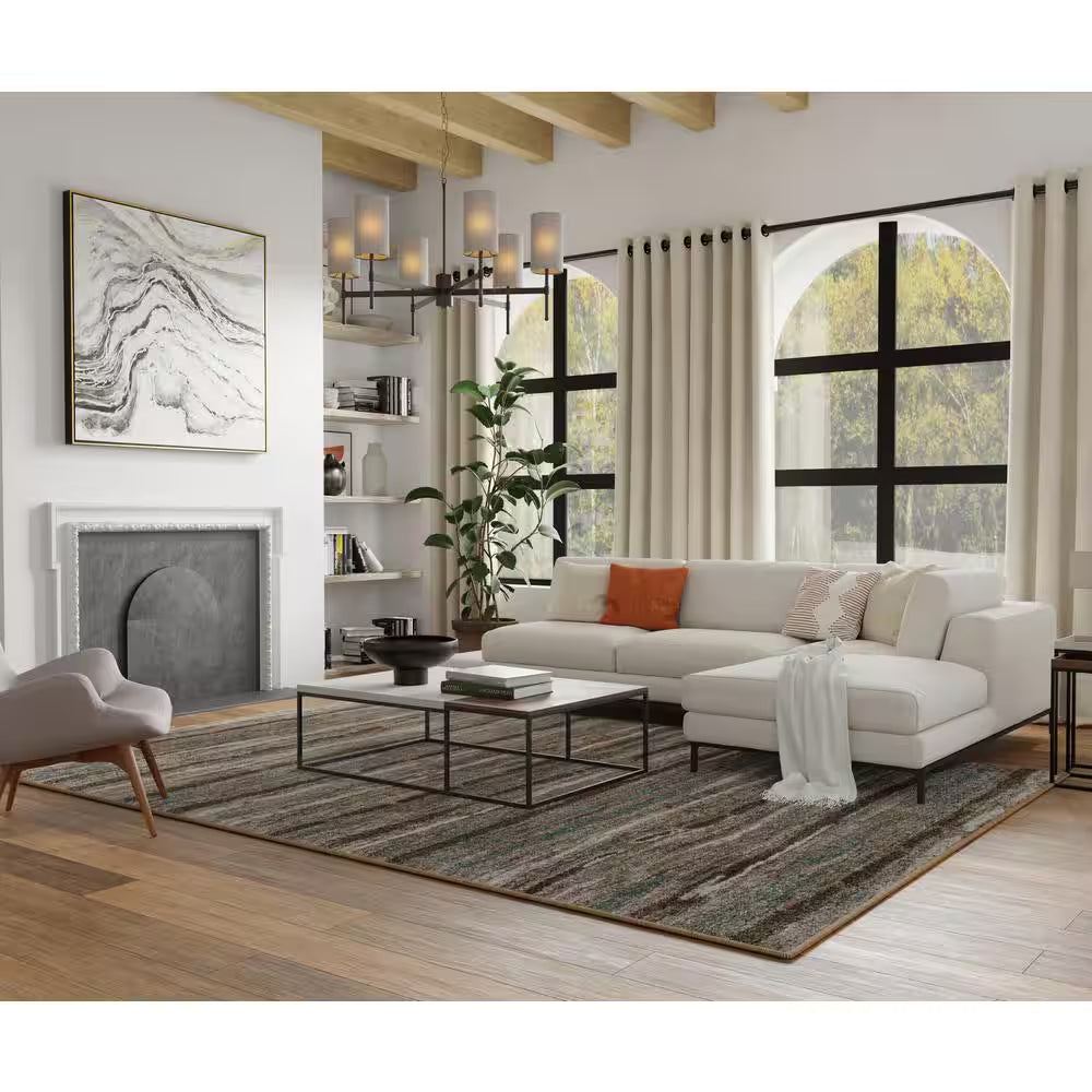 Shoreline Multi 2 Ft. X 7 Ft. Striped Runner Rug