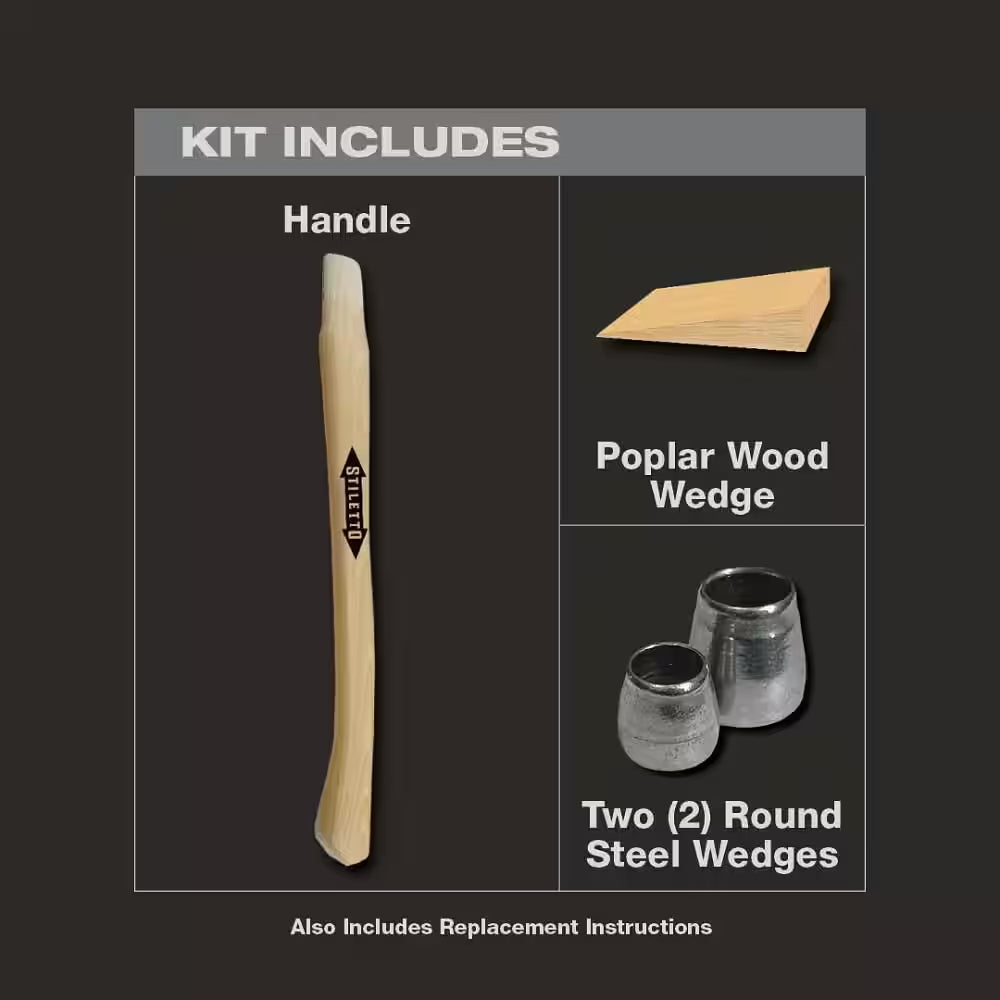 18 In. Curved Hickory Replacement Handle