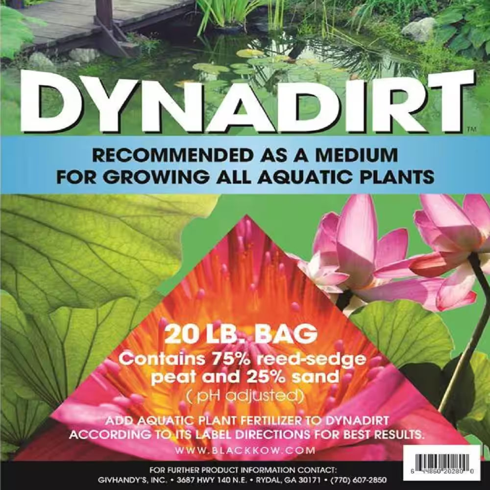 Givhandys Dynadirt Aquatic Soil 20 Lbs. Bag Custom Mix
