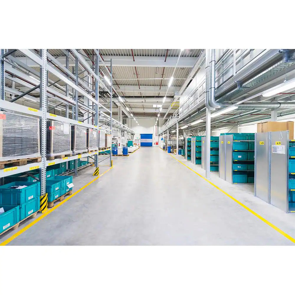 8 Ft. 2-Light Linear White Integrated LED Garage Strip Light with 8913 Lumens, 4000K